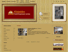 Tablet Screenshot of patalpos.klaipedosnt.lt